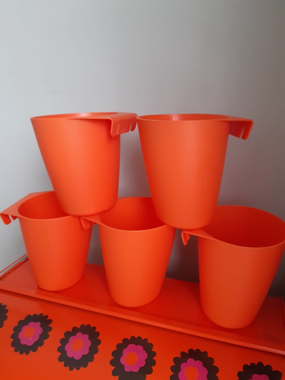 IKEA Sunnersta Orange Kitchen Rack Cups